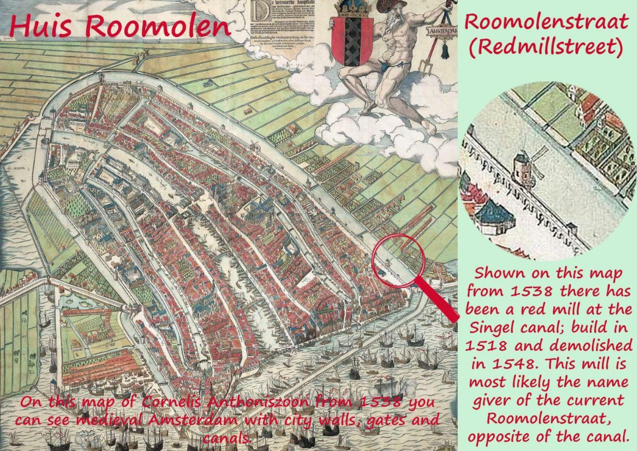 Huis Roomolen Amsterdam Esterno foto